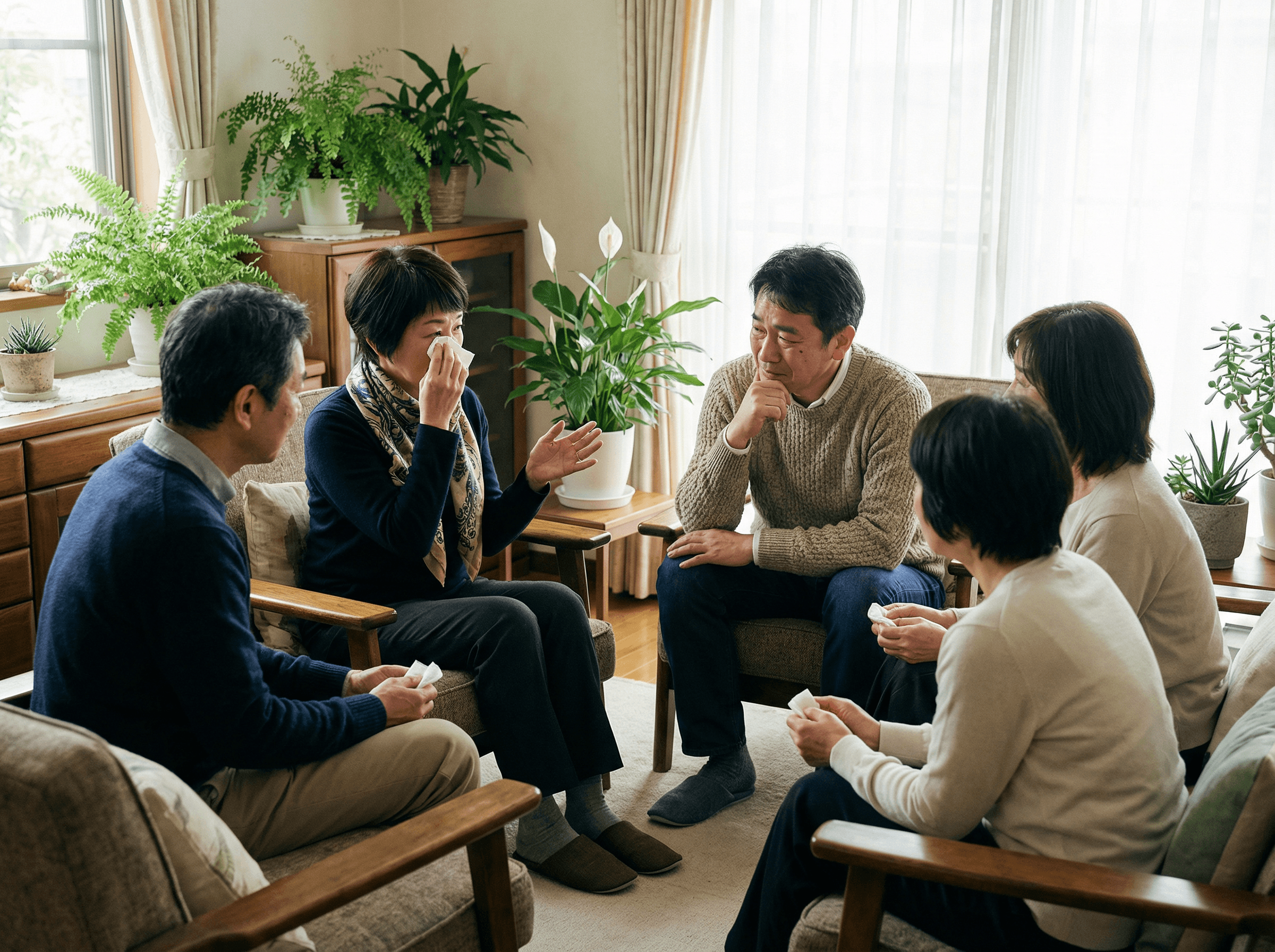 遺族会（オフライン・オンライン）
