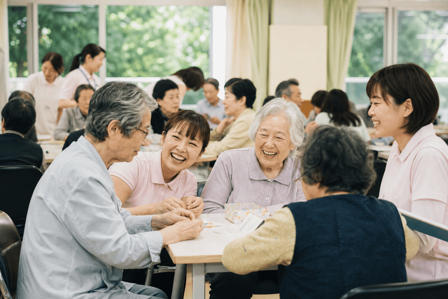 多死社会と支え合いの文化を表す写真